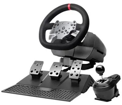 Produktbild von Mars Gaming MWHRSX, Lenkrad + Pedale, Android, PC, PlayStation 4, Xbox Series S, Xbox Series X, iOS, Analog / Digital, 90 - 1080°, Kabelgebunden, USB Typ-C