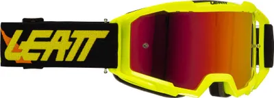 Image de Masque motocross LEATT Vizion 3.5 Iriz Lime jaune lentille rouge 45 %