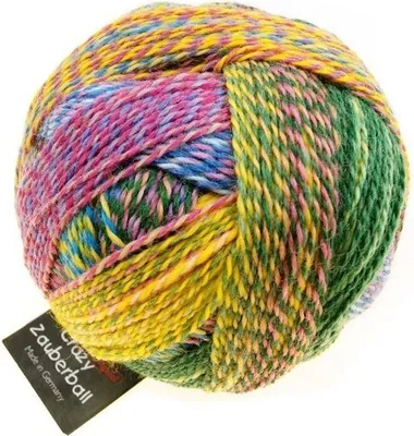 Produktbild von Schoppel Zauberball Crazy,Sockenwolle,100g,75%Schurwolle/25% Polyamid, Fb. 2334_Malerwinkel