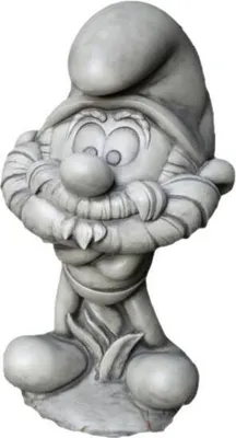 Produktbild von Papa Schlumpf Figur aus der Serie der Schlümpfe aus Steinguss Neu V-116080