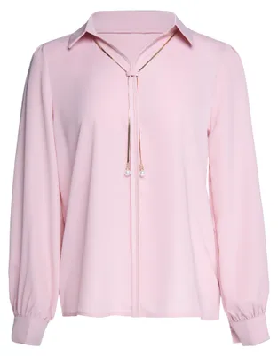 Image de Chemisier pour femme LUREA - rose, taille S