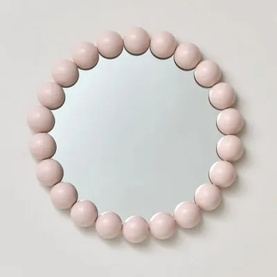 Image de Milton & Oldbrook Miroir mural Ø 60 cm Arboga Rosa