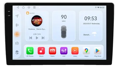 Image de CarPlay, écran tactile, connectivité transparente, compatible avec Toyota Corolla Verso de 2009 à 2018, QS1 AIPRO AHD