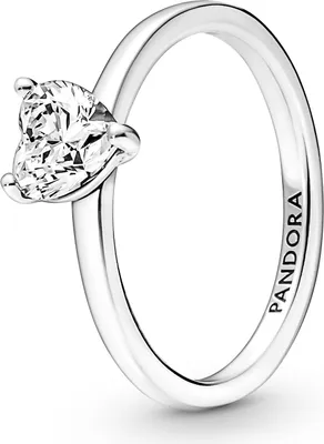 Produktbild von Pandora Funkelndes Herz Solitär-Ring 191165C01 Damenring, Ringgröße:56