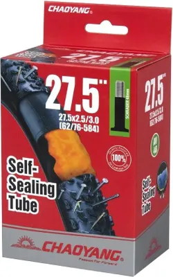 Obrázok produktu pre Chaoyang Sealant Schrader 48 Mm cyklistická vnútorná rúrka čierna 27,5'' / 2,50-3,00 čierna 27,5''