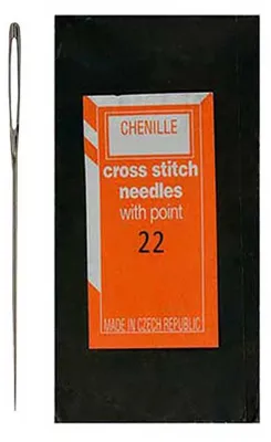 25 Sticknadeln mit Spitze 22