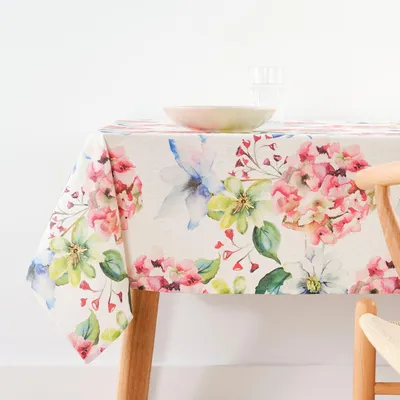 Produktbild von Fleckabweisendes Tischdecke 140 x 140 cm aus 100% Baumwolle