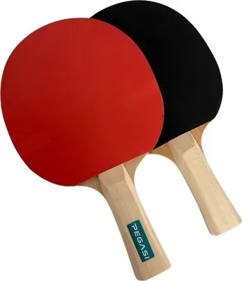 Produktbild von Pegasi Tischtennisschläger 2 Sterne - Table Tennis Racket - Tischtennisschlaeger - Table Tennis Bat - Hobbygebrauch - Talented - Rot