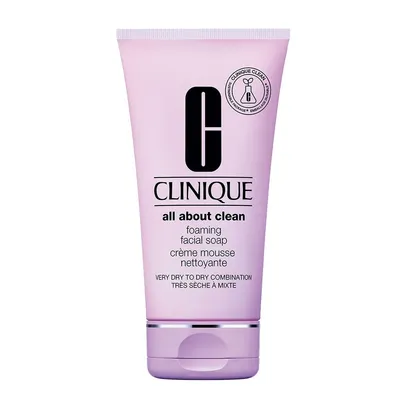 Zdjęcie produktu dla Clinique Foaming Sonic Facial Soap, Pianka oczyszczająca, Kobiety, Uniwersalne, Oczyszczający, Wygładzający, Zmiękczający, Tubka, Paraben