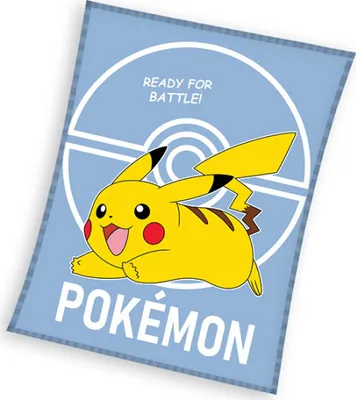 Immagine prodotto di Coperta per bambini Pokémon Scelgo te Pikachu 110x140 cm