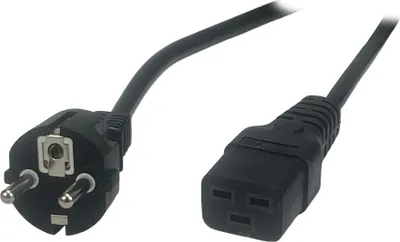 Zdjęcie produktu dla Kabel zasilający 16 A C19 na CEE 1,5 m czarny