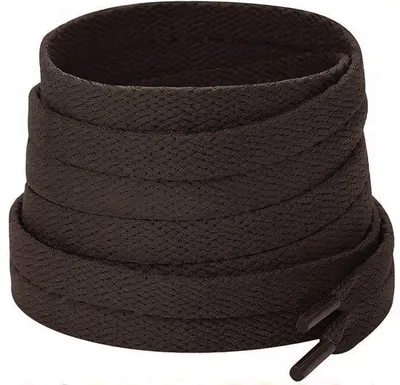 Productafbeelding van The Kicks Don® Sneaker Veters Plat - 120CM - Donkerbruin