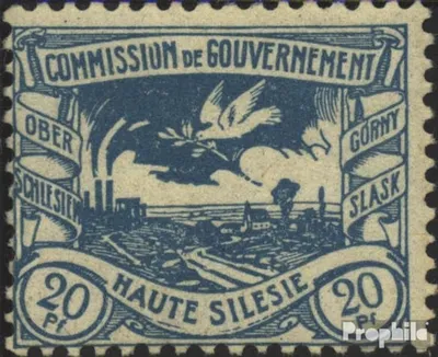 Produktbild von Briefmarken Oberschlesien 1920 Mi 18 postfrisch Schlesische Hüttenwerke