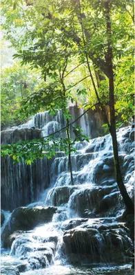 Produktbild von Duschrückwand WASSERFALL 100 x 205 x 0.3 cm Rechts
