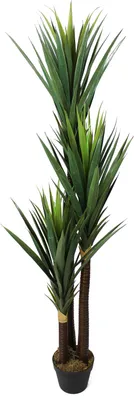 Produktbild von Künstliche Yucca Palme 150 cm 153 Blätter Kunstpalme Kunstpflanze