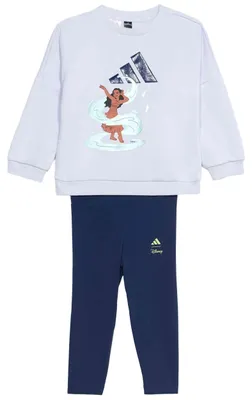 Imagen del producto de Body de bebé Adidas Disney Jogger Set "Frozen Purple / Semi Frozen Lemon" para Bebé