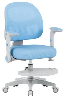 Immagine prodotto di Sedia da scrivania ergonomica per bambini, con altezza regolabile, colore blu
