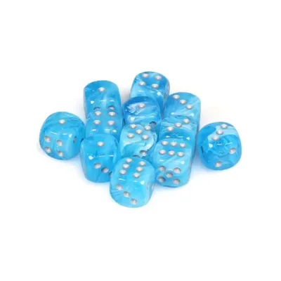 Immagine prodotto di Cubo Chessex 16 mm D6 - Luminary Sky c/argento