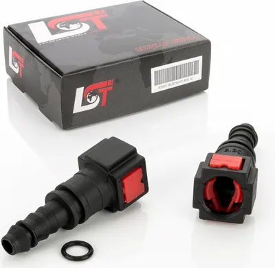 Produktbild von 2x Kraftstoffleitung Schnellverschluss Verbinder Schlauchkupplung 6,3 x 8mm