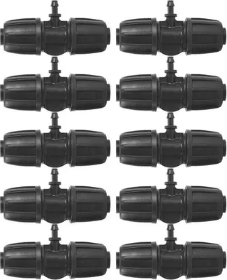 Produktbild von 10 Stk. 16mm PE-Rohrverbinder für Gartennisierung