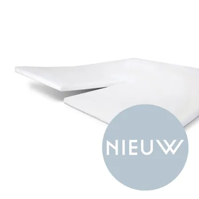 Produktbild von Walra Spannbettuch Jersey Stretch Split-topper Weiß - 180x200/210 cm