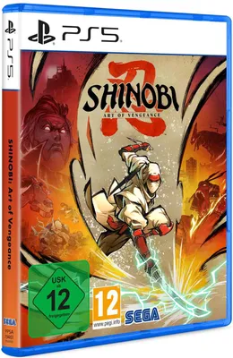 A video game case for PlayStation 5, featuring artwork of a ninja.