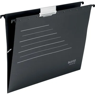 Produktbild von Leitz 19210095, A4, Schwarz, Karton, 80 g/m², 150 Blätter, 348 mm