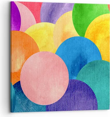 Produktbild von Bild auf Leinwand - Leinwandbild - Abstraktion modern - 70x70cm - Wand Bild - Wanddeko - Wandbilder - Leinwanddruck - Bilder - Kunstdruck - Wanddekoration - Leinwand bilder - Wandkunst - AC70x70-3794