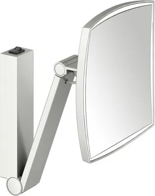 Immagine prodotto di KEUCO iLook_move Miroir de soins de beauté, éclairé, angulaire, avec interrupteur à bascule, 1 couleur de la lumière, 17613069004, 17613069004