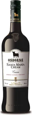 Produktbild von Osborne Sherry Santa Maria Cream, süßer Sherry, 19% vol., 0,75l, nach Solera-Verfahren aus Spanien