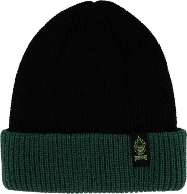 Produktbild von Creature Bonehead Label Long Shoreman Mütze Schwarz Herren,Damen Schwarz One Size