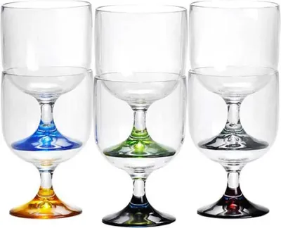 Image de Marine Business Verre à vin de fête 6 unités Transparent Transparent One Size