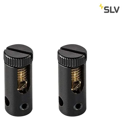 Image de SLV 186350 ENSEMBLE, pour TENSEO système de câble basse tension, noir, 2 pièces