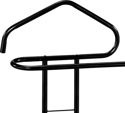 Produktbild von Stummer Diener Kleiderständer PAVO aus Metall, schwarz, 108 cm hoch, 43 cm breit, 37 cm tief