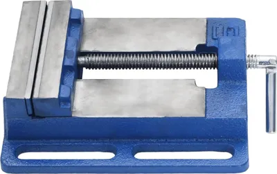 Obrázek produktu pro vidaXL Strojní svěrák modrý 121 mm litina
