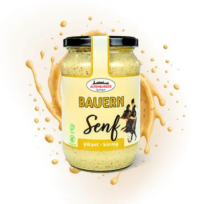 Produktbild von Bauernsenf, 680 ml Glas