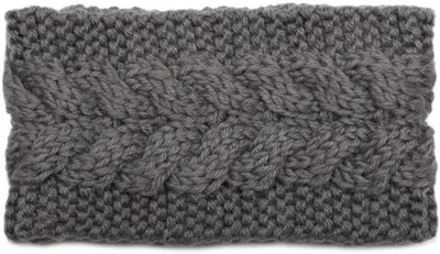 Produktbild von styleBREAKER Damen Stirnband Grobstrick mit Zopfmuster, gestrickt, Haarband, Headband 04026005