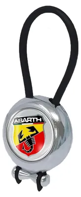 Immagine prodotto di portachiavi Abarth con logo Scudetto, 4 x 3, 2 cm