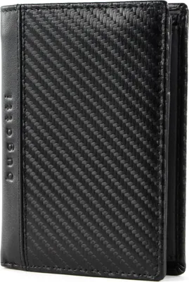 Produktbild von bugatti Leder Geldbörse Comet Portrait Wallet Black schwarz