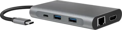 Immagine prodotto di Logilink UA0382 LogiLink Dockingstation USB 3.2 Gen1,USB-C,8-Port,PD,silber