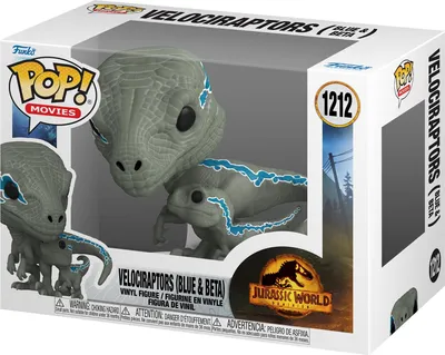Produktbild von Jurassic World Dominion - Velociraptors (Blue & Beta) 1212 - Funko Pop! - Vinyl Figur
