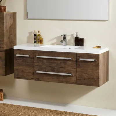 Produktbild von Quentis Badmöbel Genua, Breite 120 cm, Holzdekor antik