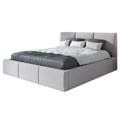 Produktbild von Polsterbett VEROM 120 x 200 mit Matratze und Bettkasten. Farbe: Beige