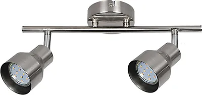 Produktbild von Rabalux 3184 Deckenstrahler 2 Spots Blake, GU10, silber, Modern, 34cm