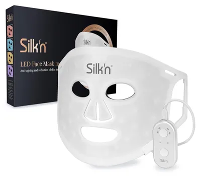 Produktbild von Silk'n FLM100PE1001, Lichttherapie der Haut, Weiß, Anti-Aging, Behandlung, Acrylnitril-Butadien-Styrol (ABS), Silikon, Blau/Violett/Rot/Gelb, 463 nm