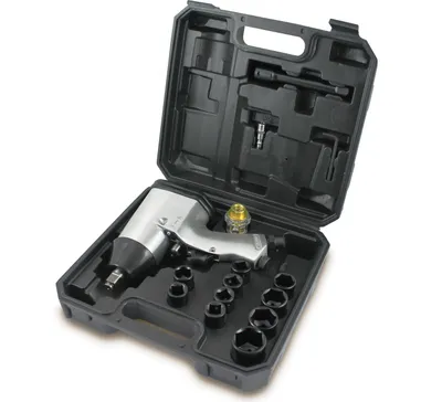 Produktbild von Bituxx Druckluft Schlagschrauber Set 16tlg Schwarz MS-15205