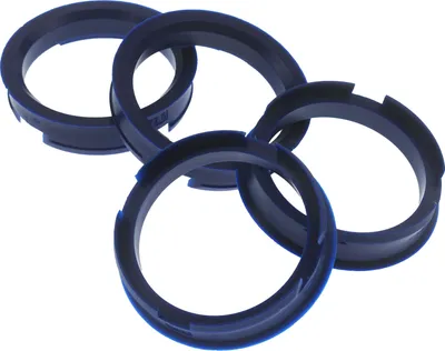 Produktbild von 4x Zentrierringe 72,6 x 60,1 mm Dunkelblau Felgen Ringe Germany
