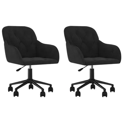 Produktbild von "WINTER SALE"Esszimmerstühle 2er Sets, Küchenstühle - multifunktional& Moderne - Drehbar Schwarz Samt - Wohnzimmerstuhl NEU1572359