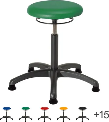 Produktbild von Drehhocker Standard mit Polster und Gleitern