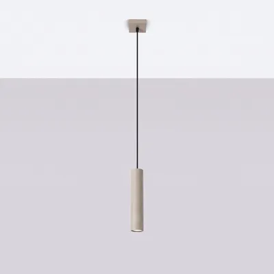 Immagine prodotto di Lampada a sospensione LAGOS 1 taupe 1xGU10 10W acciaio 100x8x8cm Sollux Lighting
